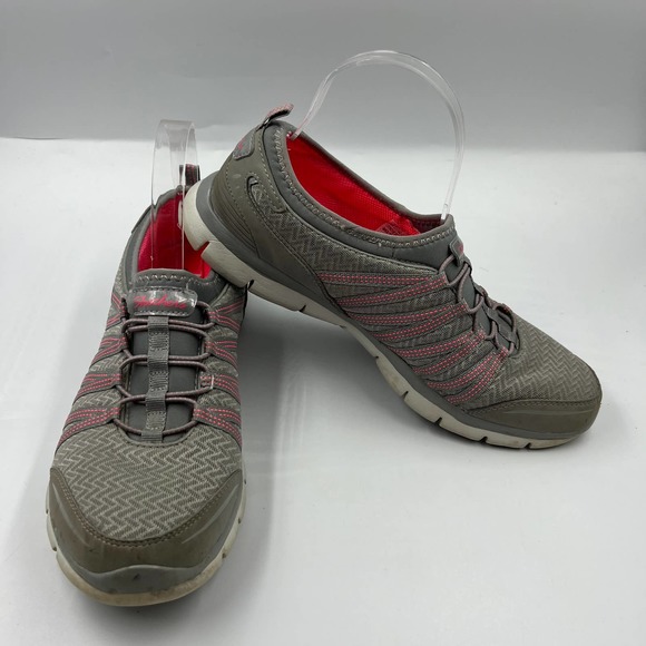 Skechers Memory Foam Air Cooled Slip On Sneaker Breathable Light Women's 10 - Picture 1 of 10
